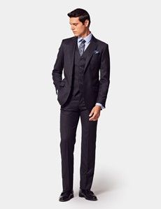 Charcoal Twill Italian Tailored Vest - 1913 Collection-preview4