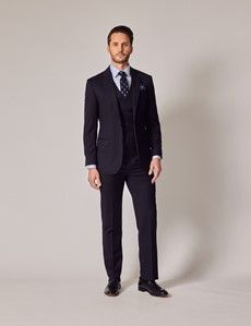 Navy Twill Italian Tailored Vest - 1913 Collection-preview6