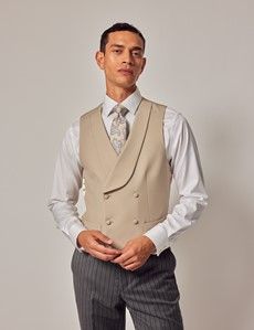 Sand Double Breasted Vest – 1913 Collection