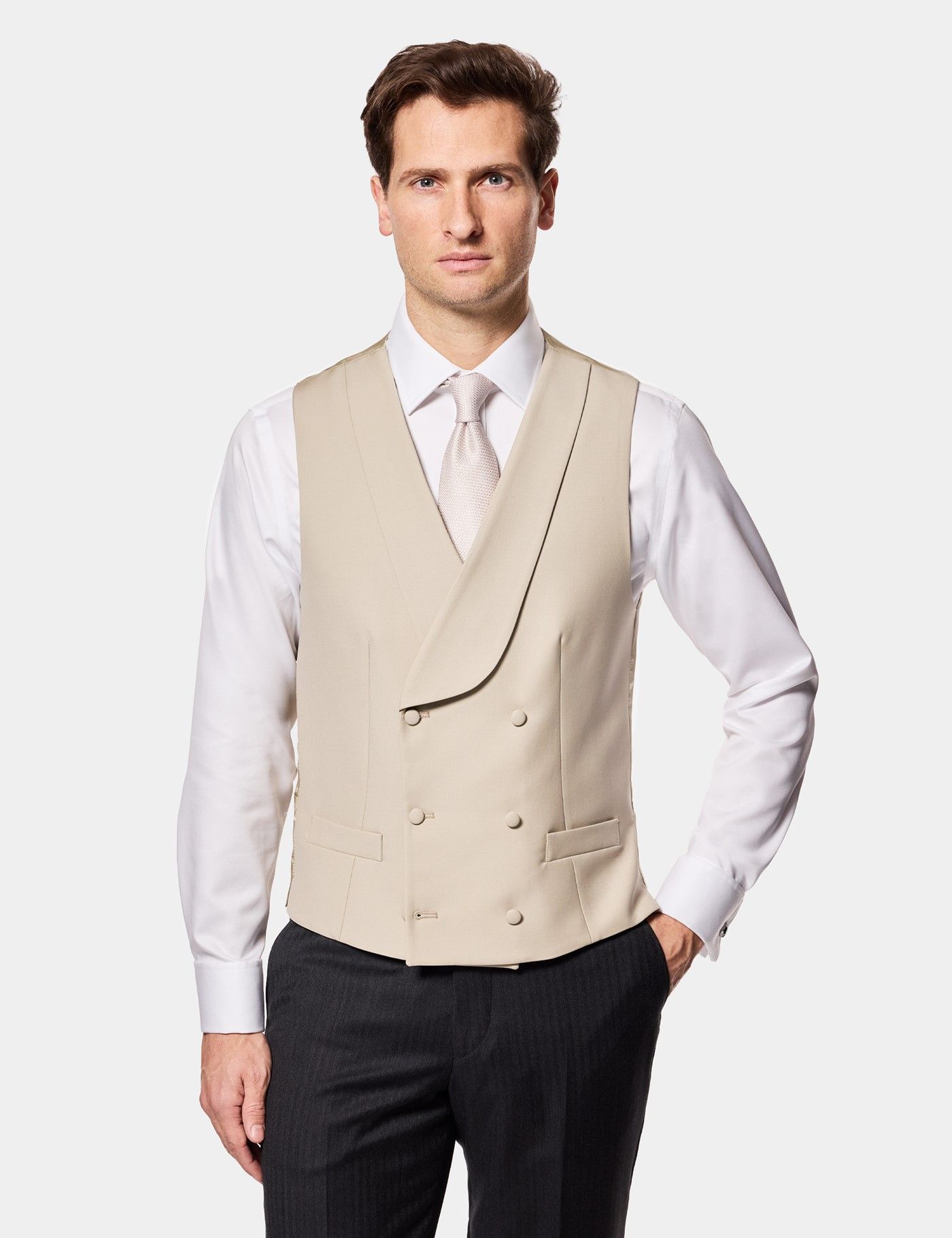 evening dresses perth australia Polka Dots Suit Vests for Men's Slim Fit V Neck Waistcoat Formal Dress Vest main image 1