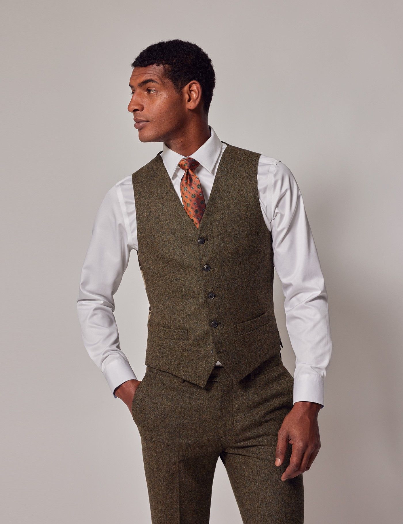TWEED VEST OHGA
