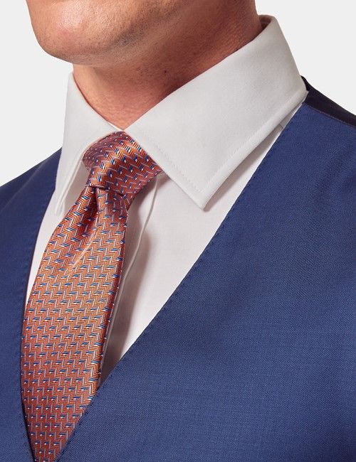Royal Blue Twill Vest-preview