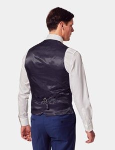 Royal Blue Twill Vest-preview3