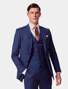Royal Blue Twill Vest-preview4