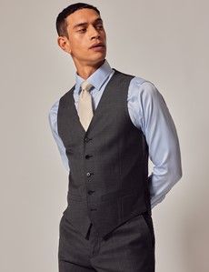 Charcoal Twill Vest-preview3