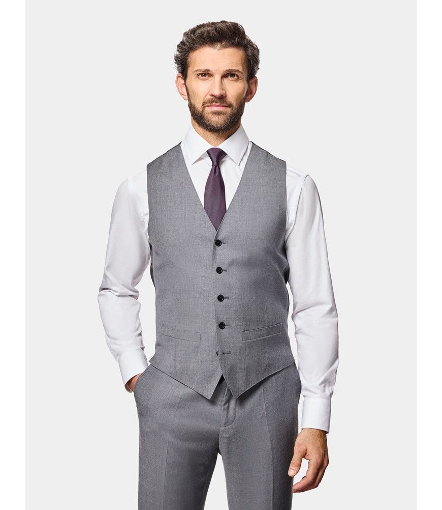 トップス C-1 Vest - Feather PC Twill / H.Grey Engineered Garments Men's C-1 Vest in Heather Grey Feather Twill