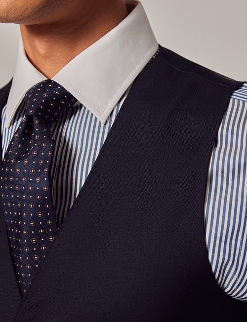Navy Twill Vest-preview