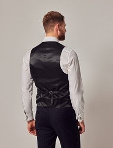 Black Slim Dinner Vest-preview4