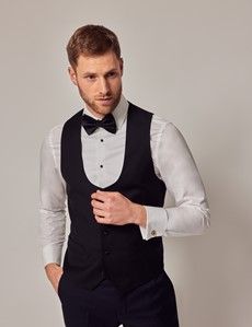 Black Slim Dinner Vest-preview2