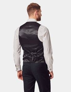Black Slim Dinner Vest-preview2