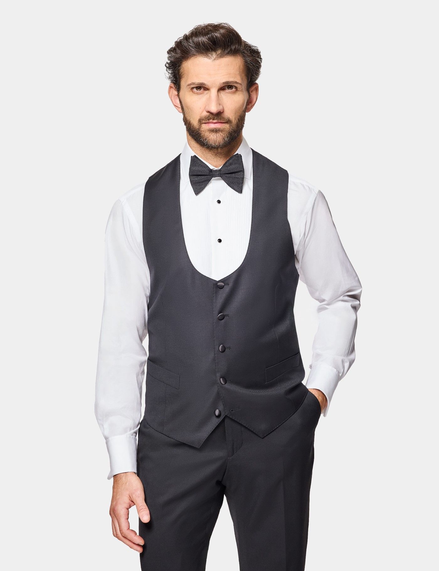 princess polly baby blue dress Men's Apt. 9 Premier Flex Performance Slim-Fit Washable Suit Vest, Size: XXL, Black main image 0