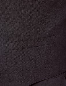 Dark Grey Crepe Slim Waistcoat-preview2