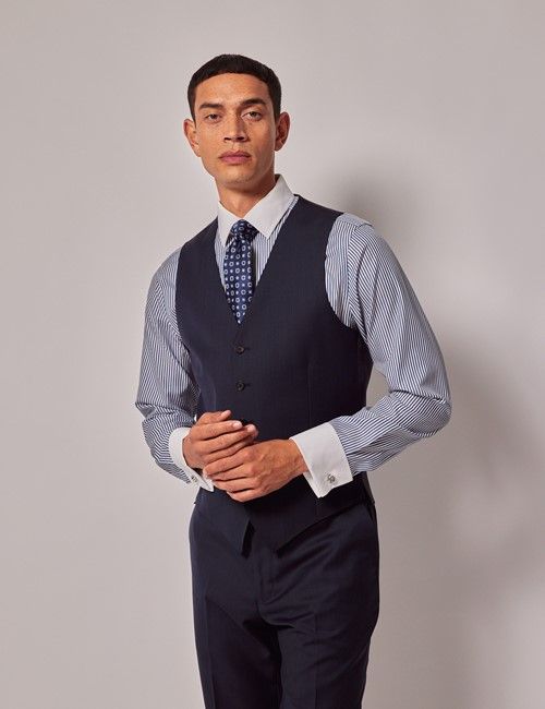 Buy Luxury Vests For Men | Men's Dress Vests Online - Hawes & Curtis