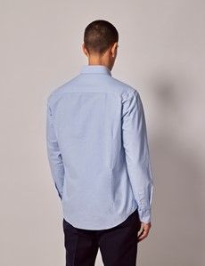 Light Blue Oxford Shirt - Button Down Collar-preview4