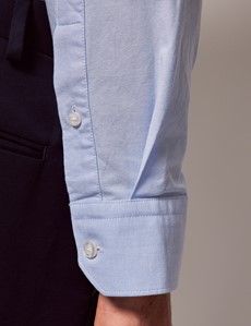 Light Blue Oxford Shirt - Button Down Collar-preview5