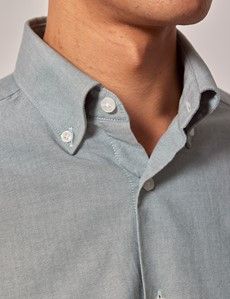 Green Oxford Shirt - Button Down Collar-preview1