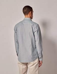 Green Oxford Shirt - Button Down Collar-preview4