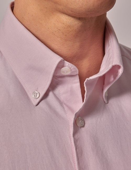 Pink Oxford Shirt - Button Down Collar-preview