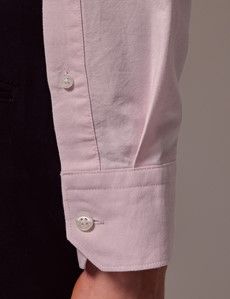Pink Oxford Shirt - Button Down Collar-preview5
