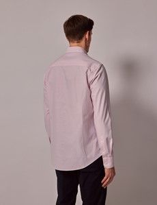 Pink Oxford Shirt - Button Down Collar-preview4