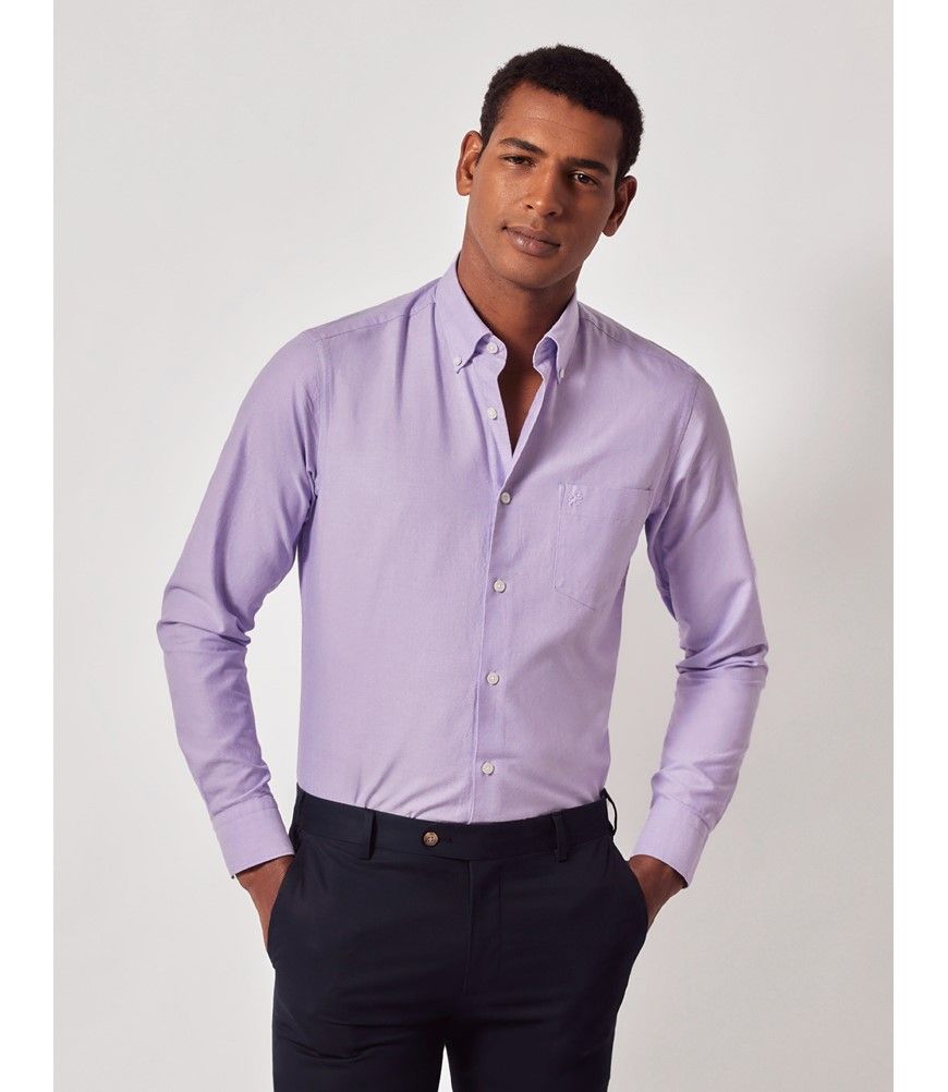 everyone button-down oxford shirt (SAX) | everyone