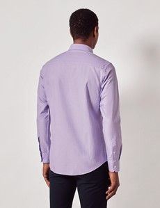Lilac Oxford Shirt - Button Down Collar-preview4