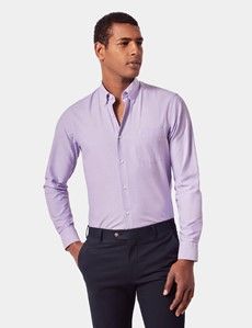 Regular Fit Lilac Oxford Shirt