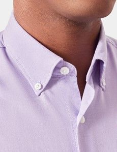 Regular Fit Lilac Oxford Shirt