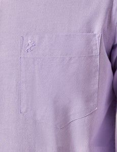 Regular Fit Lilac Oxford Shirt