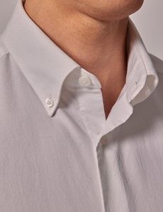 White Oxford Shirt - Button Down Collar-preview1