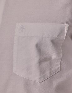 White Oxford Shirt - Button Down Collar-preview3