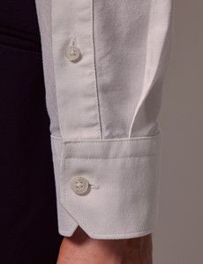 White Oxford Shirt - Button Down Collar-preview2