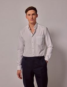 White Oxford Shirt - Button Down Collar-preview4