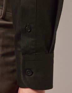 Dark Olive Flannel Shirt-preview4
