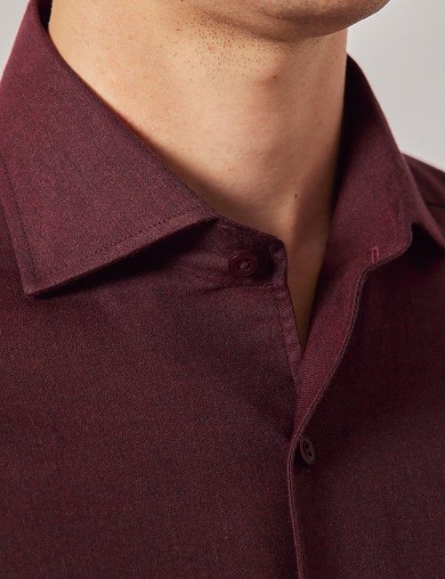 Burgundy Flannel Shirt-preview