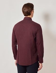 Burgundy Flannel Shirt-preview3