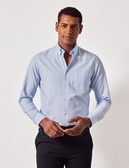 Light Blue Oxford Shirt - Button Down Collar