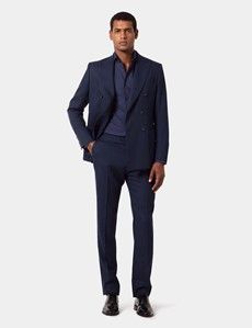 Slim Fit Dark Blue Shirt