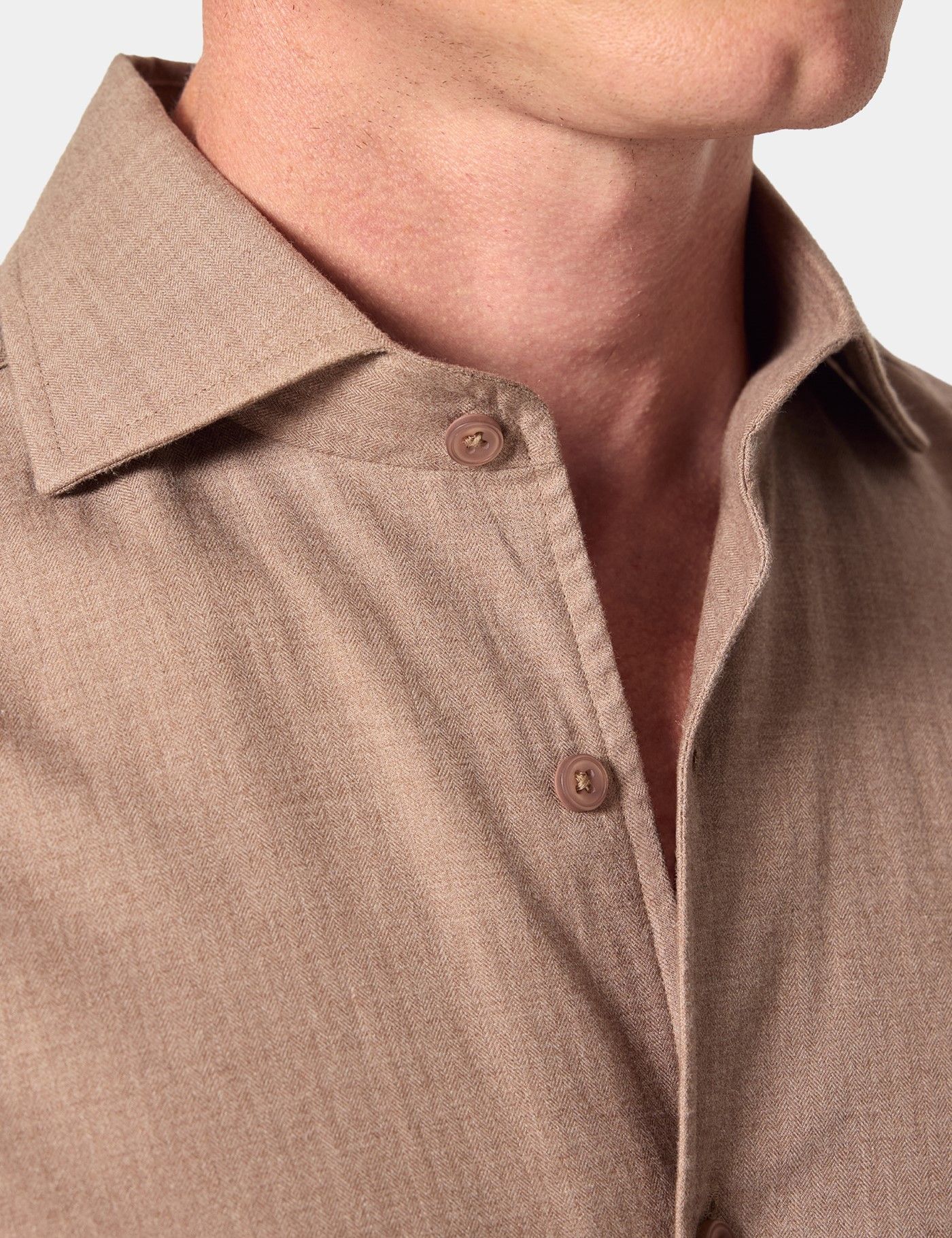 Slim Fit Taupe Shirt-preview