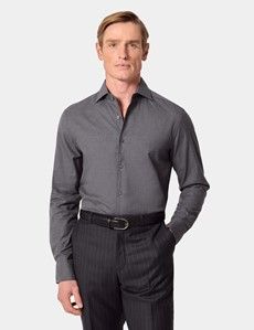 Slim Fit Dark Grey Shirt