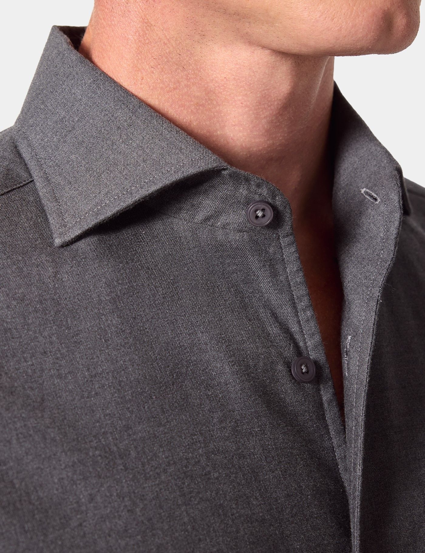 Slim Fit Dark Grey Shirt-preview