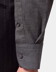 Slim Fit Dark Grey Shirt