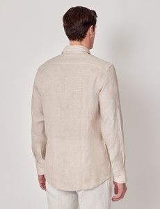 Slim Fit Natural Linen Shirt