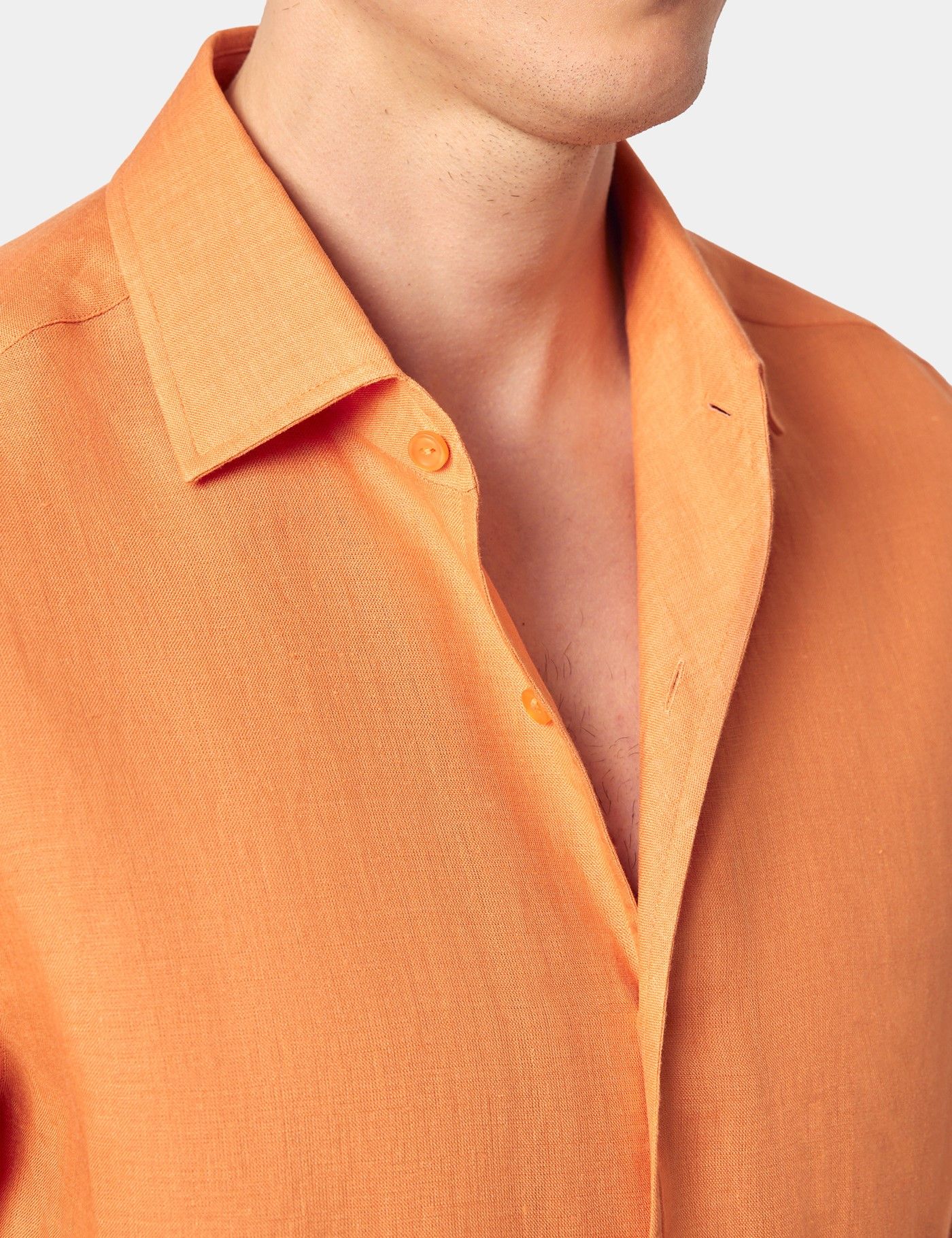Slim Fit Orange Shirt-preview