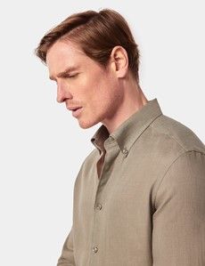 Slim Fit Khaki Shirt-preview2