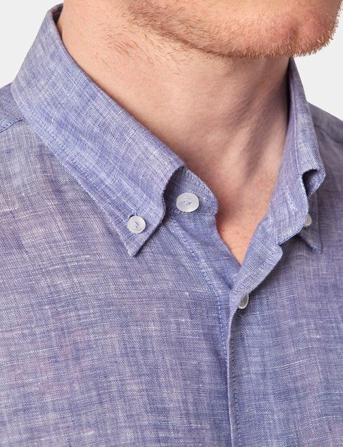 Slim Fit Blue Shirt-preview