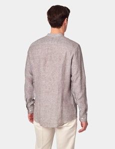 Slim Fit Brown Shirt