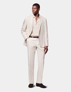 Slim Fit Natural Linen Shirt