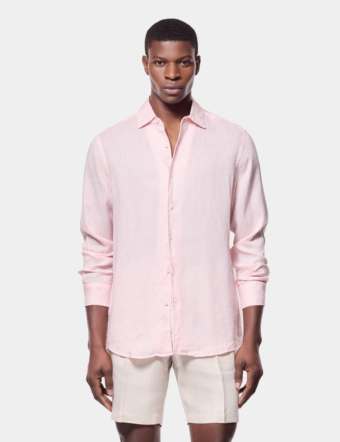 chinese dress ladies Armonia Men's 100% Linen Shirt Optico main image 0