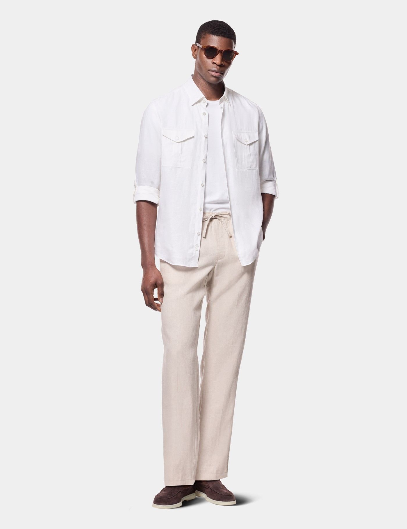 Men's Linen Shirts | Comfort Shirts for Men at Hawes & Curtis
